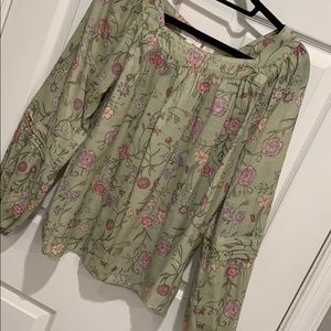 Lauren Conrad blouse, beautiful colors